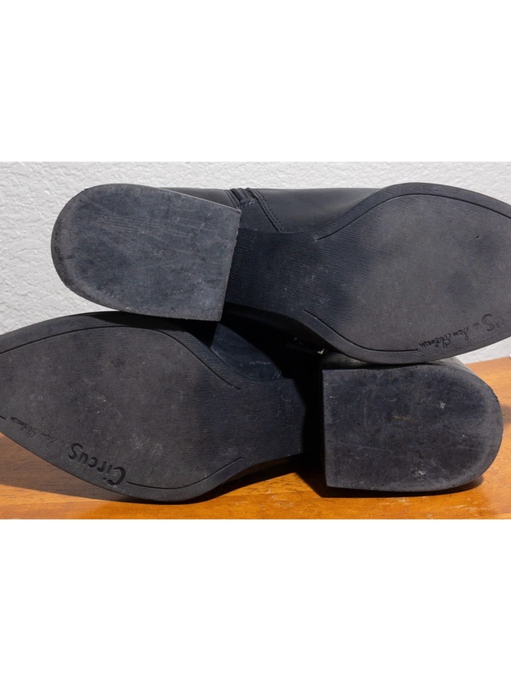 Sam Edelman Circus Reese Monk Strap Booties 8 Black Silver Buckle Pointed Toe - Picture 6 of 15